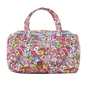 NWT Tokidoki x Ju Ju Be Starlet Tokipops Duffle Messenger Bag Colorful Print